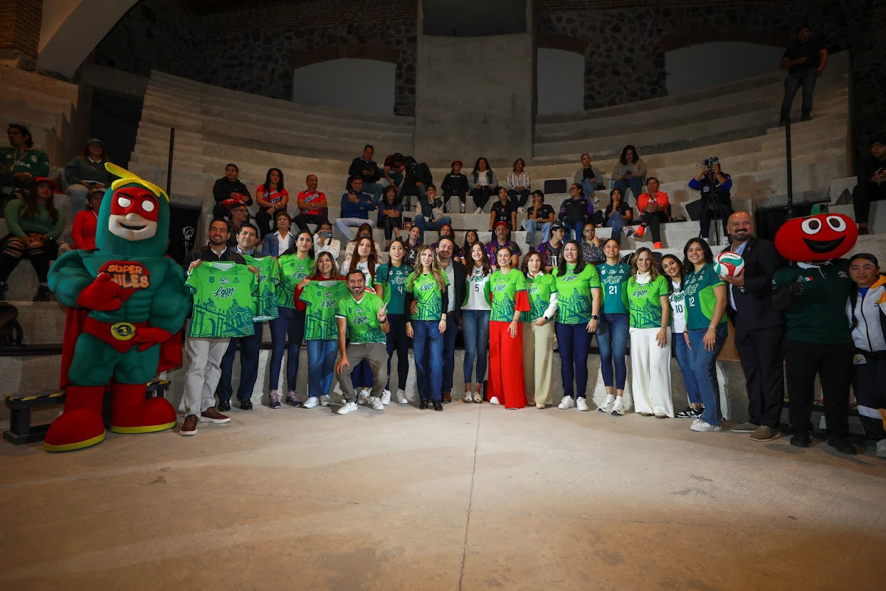 LEÓN PRESENTA A ‘LEONAS’, SU EQUIPO PROFESIONAL DE VOLEIBOL FEMENIL Y ABRE NUEVOS ESPACIOS PARA LAS MUJERES EN EL DEPORTE