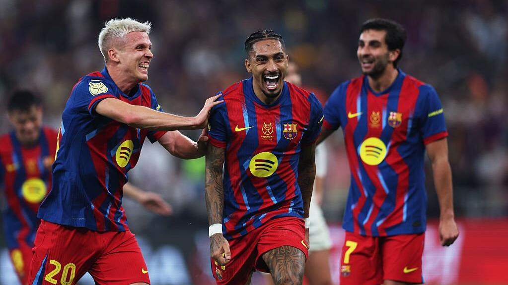 BARCELONA VENCE AL REAL MADRID Y RETIENE LA SUPERCOPA DE ESPAÑA EN YEDÁ