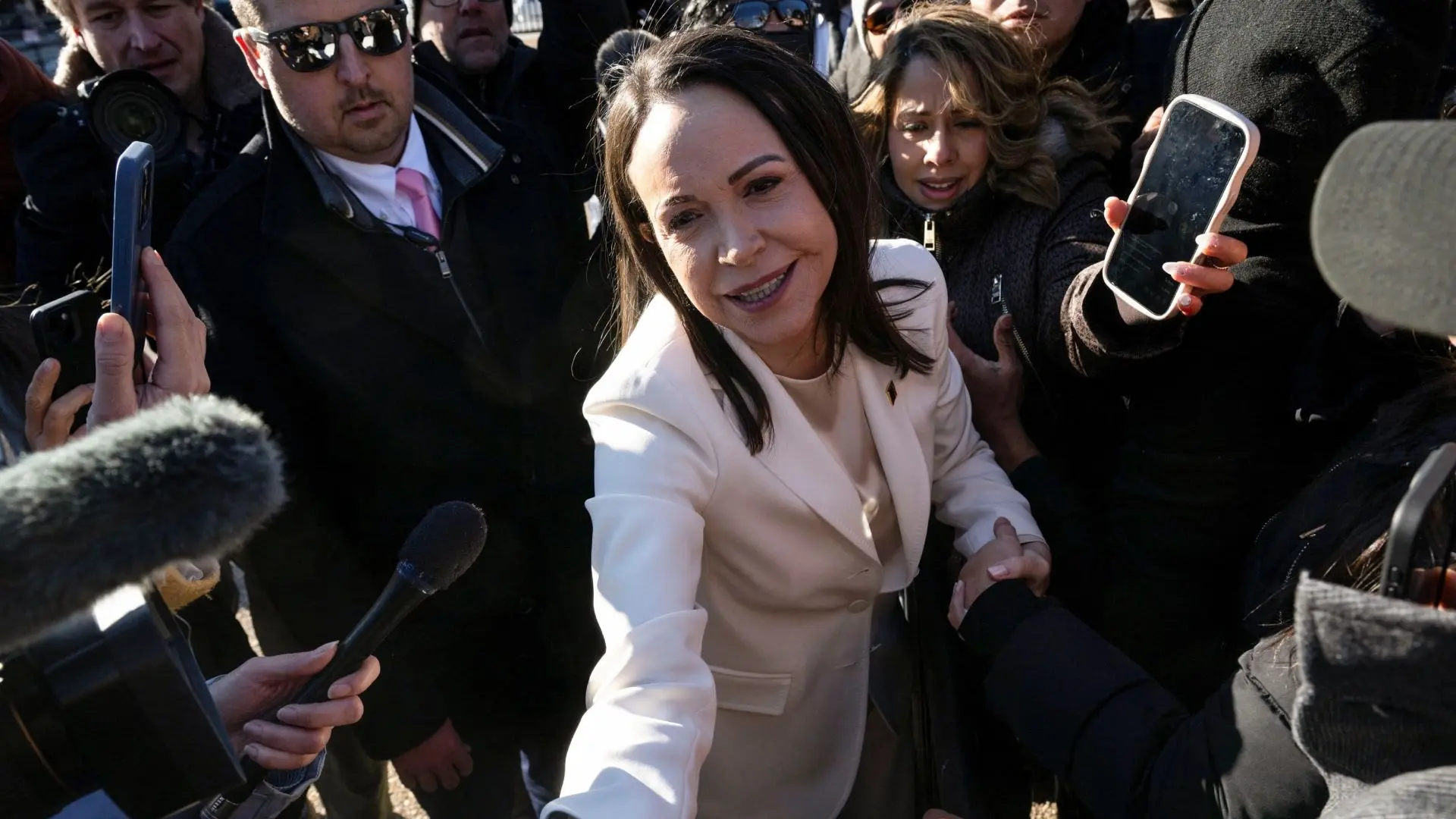 MARÍA CORINA MACHADO SE REÚNE CON DONALD TRUMP EN LA CASA BLANCA