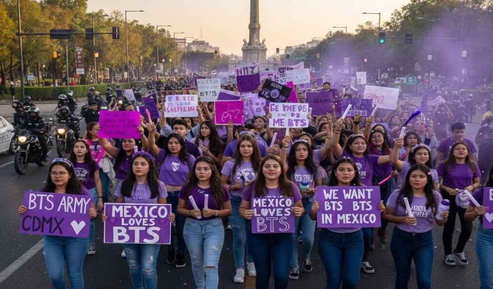 EL FANDOM DE BTS EN MÉXICO DEMUESTRA SU FUERZA CULTURAL CON CAMPAÑAS DE APOYO MASIVO