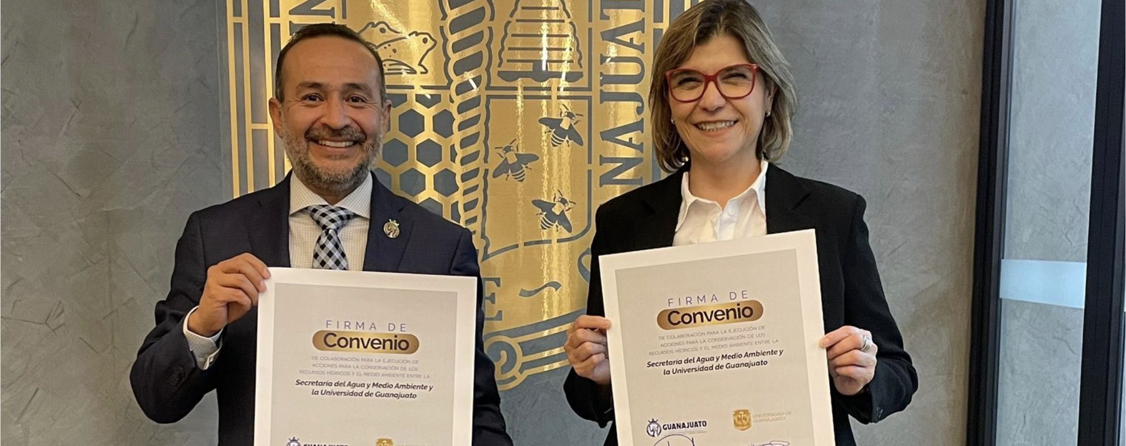 FIRMAN ACUERDO PARA FORTALECER GESTIÓN DEL AGUA Y MEDIO AMBIENTE EN GUANAJUATO