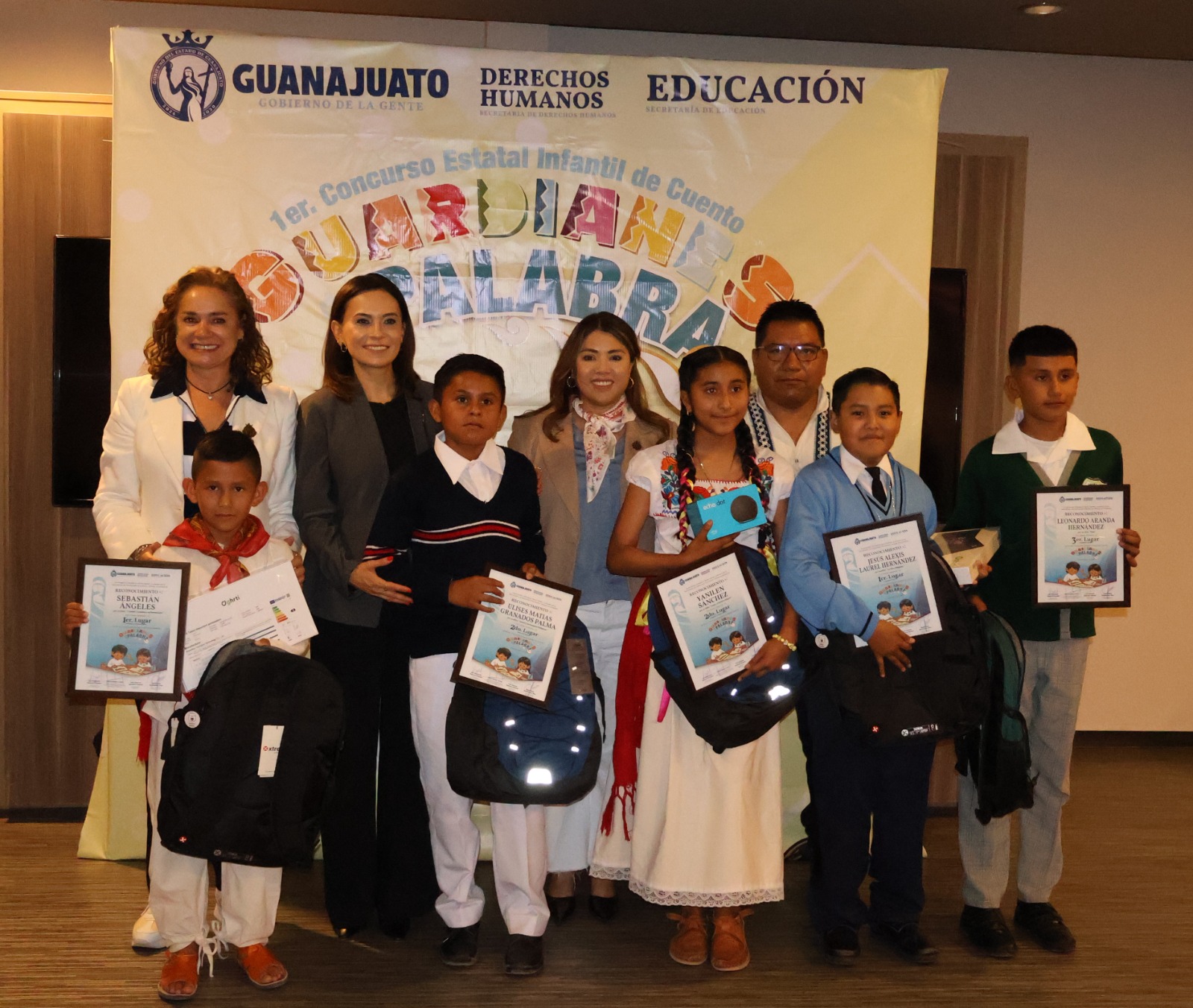 GUANAJUATO RECONOCE A NIÑAS Y NIÑOS “GUARDIANES DE LA PALABRA”
