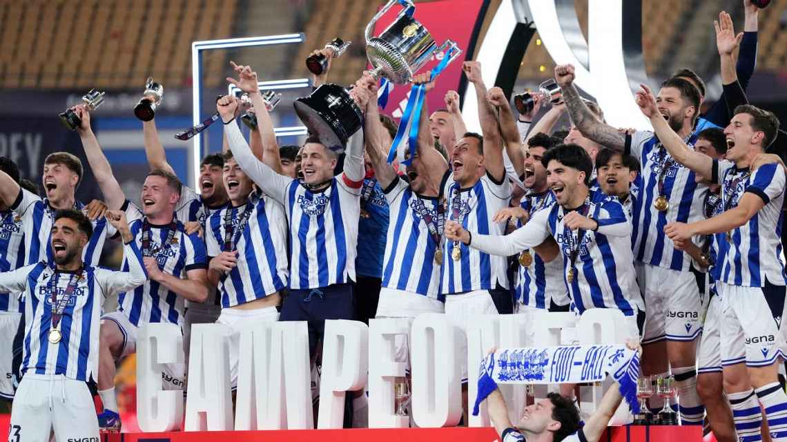 REAL SOCIEDAD SE CORONA CAMPEÓN DE LA COPA DEL REY
