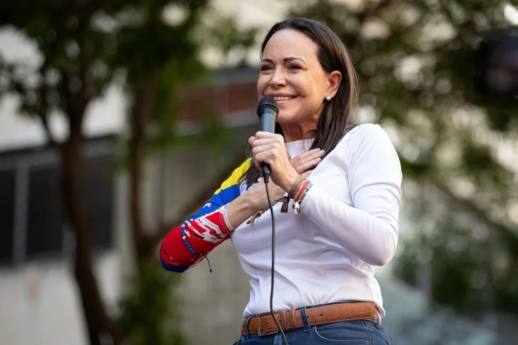 MARÍA CORINA MACHADO ASEGURA QUE ESTADOS UNIDOS INFLUYE EN SU POSIBLE REGRESO A VENEZUELA