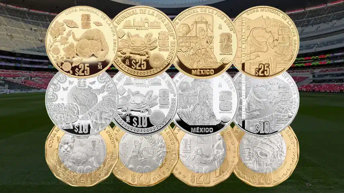 GUANAJUATO PODRÍA RECIBIR MONEDAS CONMEMORATIVAS DEL MUNDIAL 2026