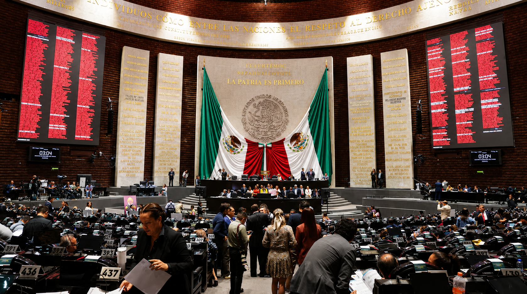 CONCLUYE PERIODO EXTRAORDINARIO EN SAN LÁZARO: EL CONGRESO ACELERA REFORMAS CLAVE ANTES DEL RECESO